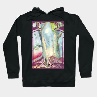 The Moon tarot card Hoodie